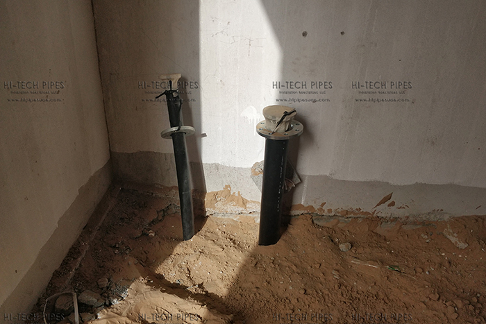 Fire Fighting Works at Ajman Police Station | Hi Tech Pipes UAE