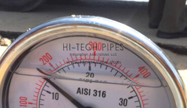 Pressure testing